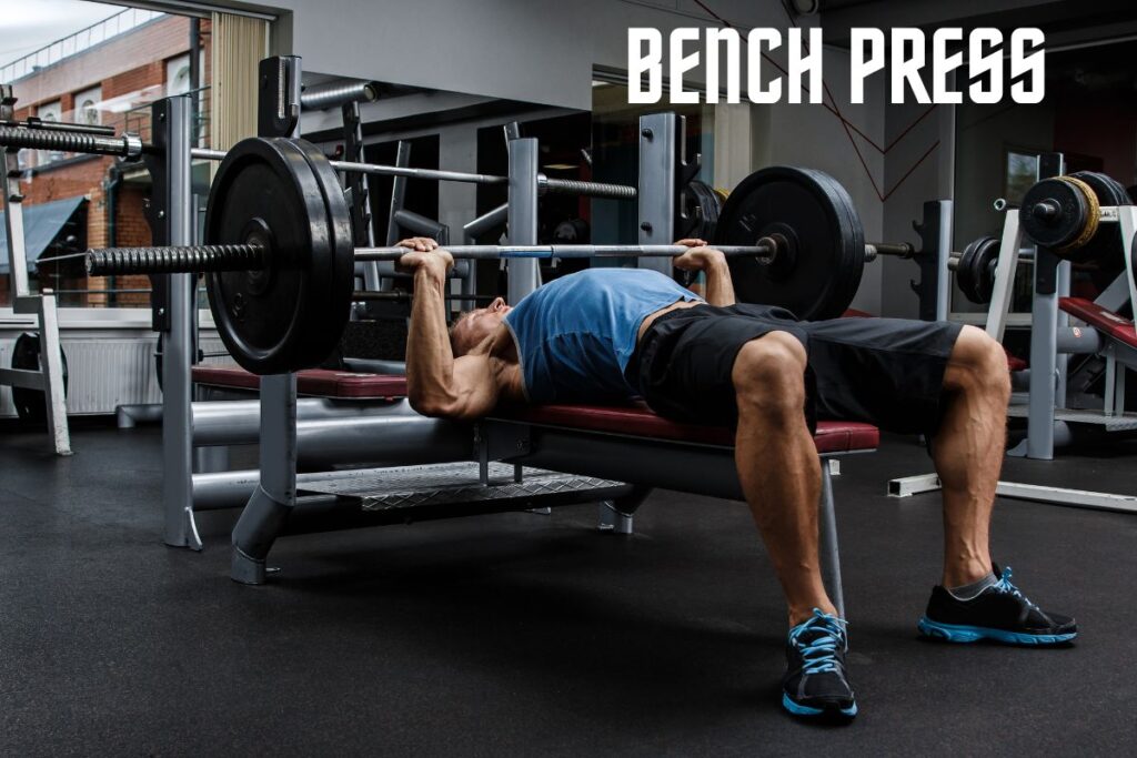 Bench press exercise